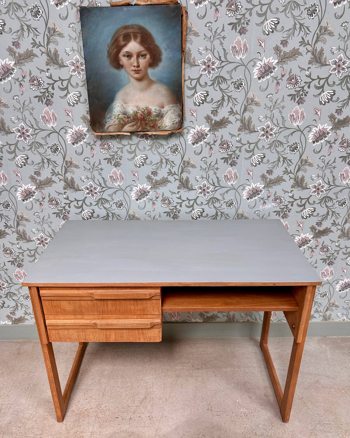 Oak desk from the 70s (renovated)