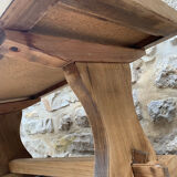 Wooden coffee table and tiles