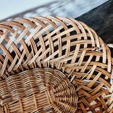 Large old wicker basket