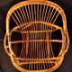 Adult rattan shell armchair