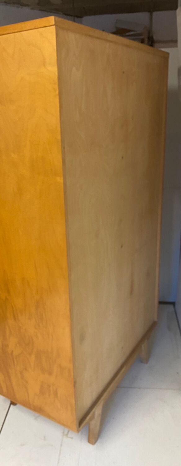 Vintage wardrobe with compass feet