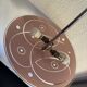 Vintage 1950 pink glass dome ceiling light - 39 x 40 cm