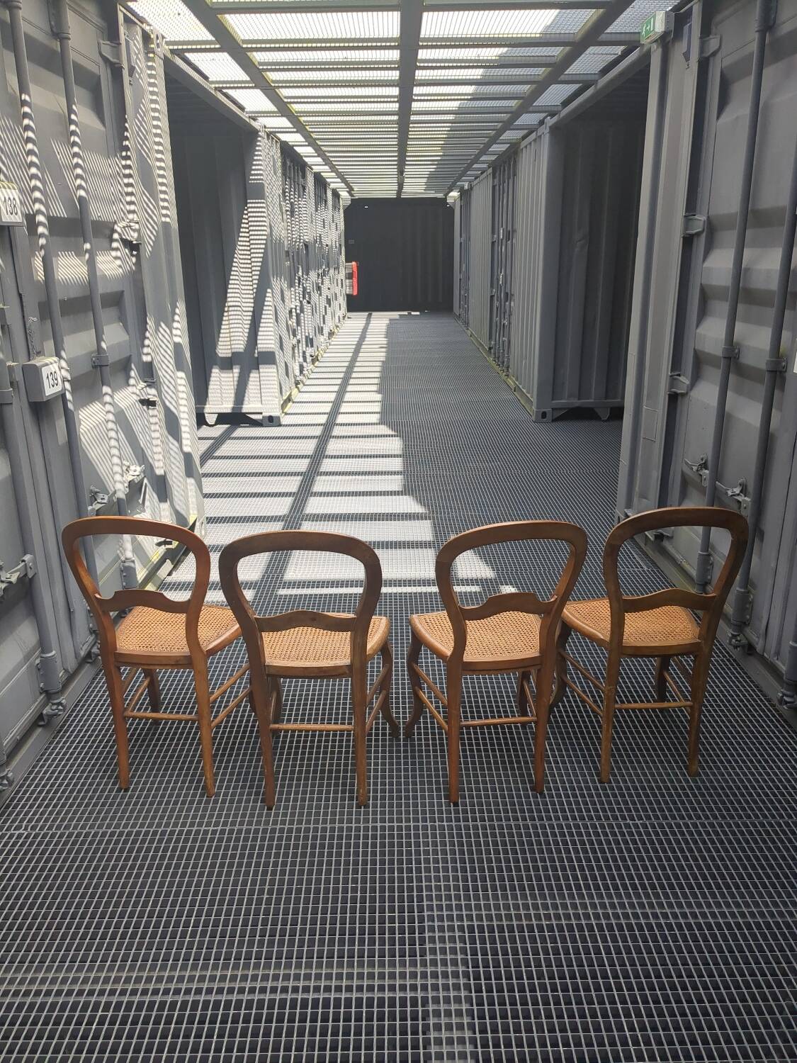 Lot de 4 chaises Louis Philippe