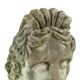 Beautiful Weathered Apollo Bust Garden Statue Cast Stone 65cm