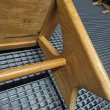 Oak coffee table by Guillerme and Chambron