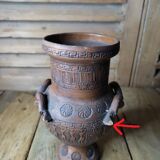 Vase pot en terre cuite grecque décoration ancienne vintage