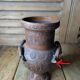 Greek terracotta pot vase vintage antique decoration