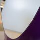 Purple lipstick mirror