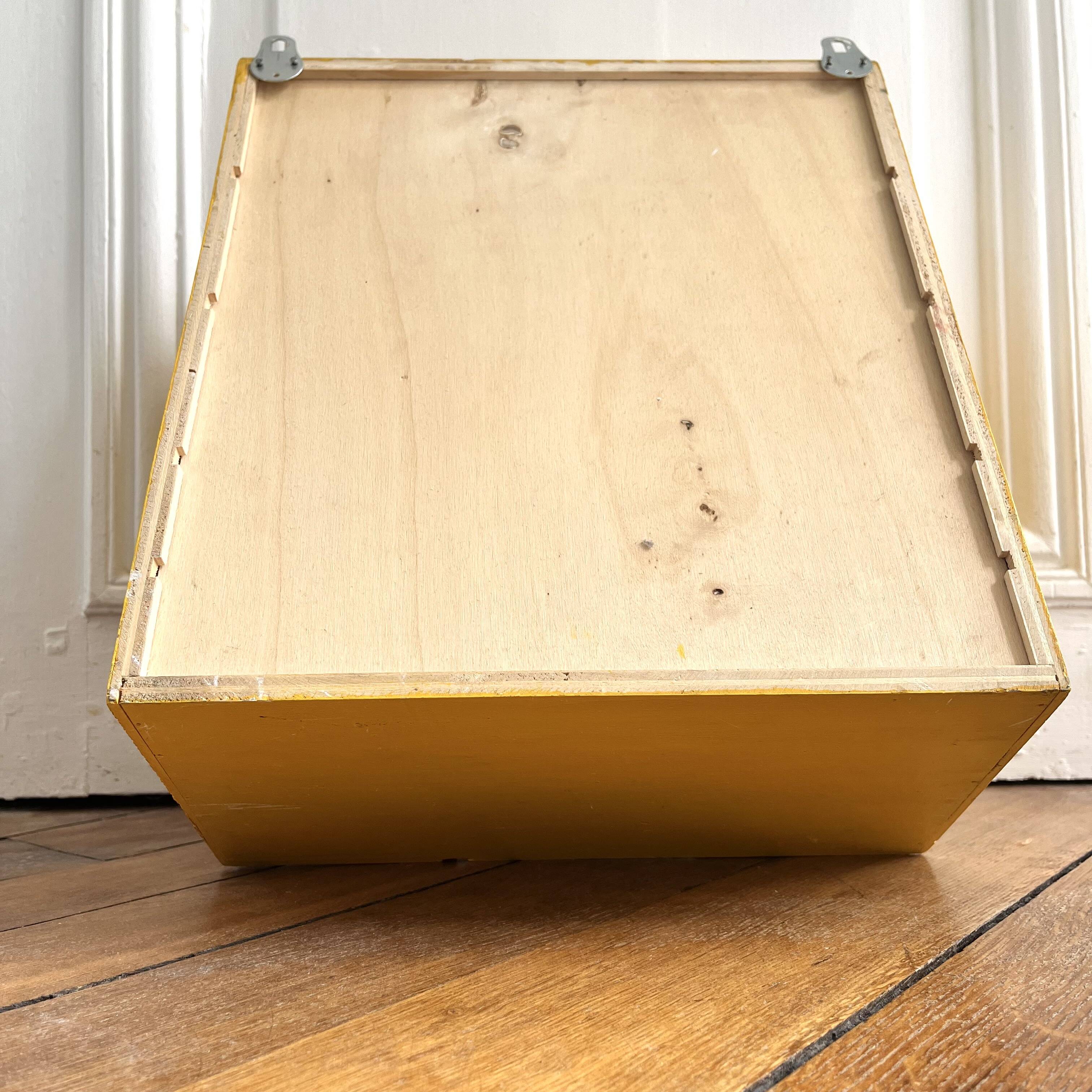 Casier étagère de rangement vintage à tiroirs