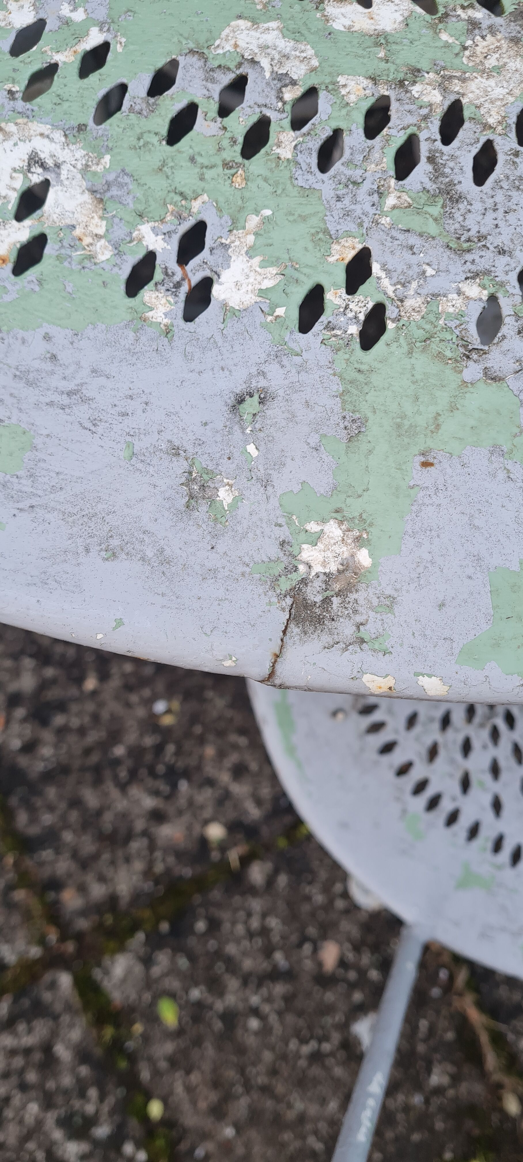 Wrought iron garden furniture