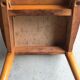 Set of four bistro chairs stamped Luterma