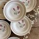Set of 6 vintage deep plates - Moulin des Loups