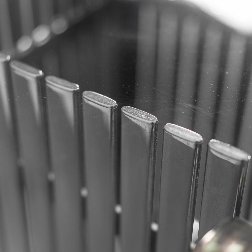 Dining table steel brass 70