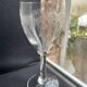 8 guilloché footed glasses – Art Nouveau