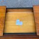 Solid wood bar coffee table DASRAS France sliding top storage 1