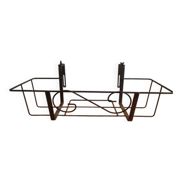Vintage wrought iron planter.