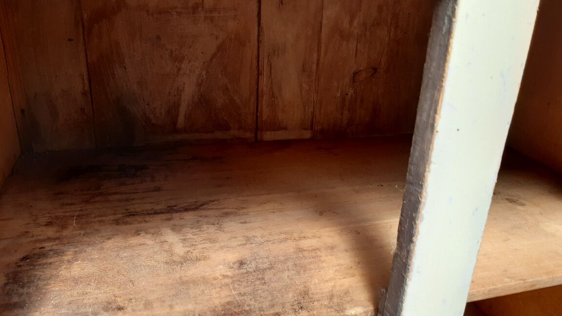 Parisian buffet green patina