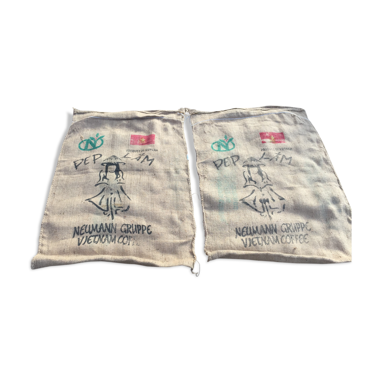 Lot of jute bags