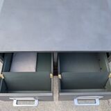 Metal locker coffee table