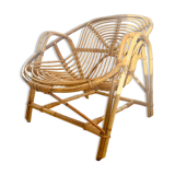 Rattan armchair