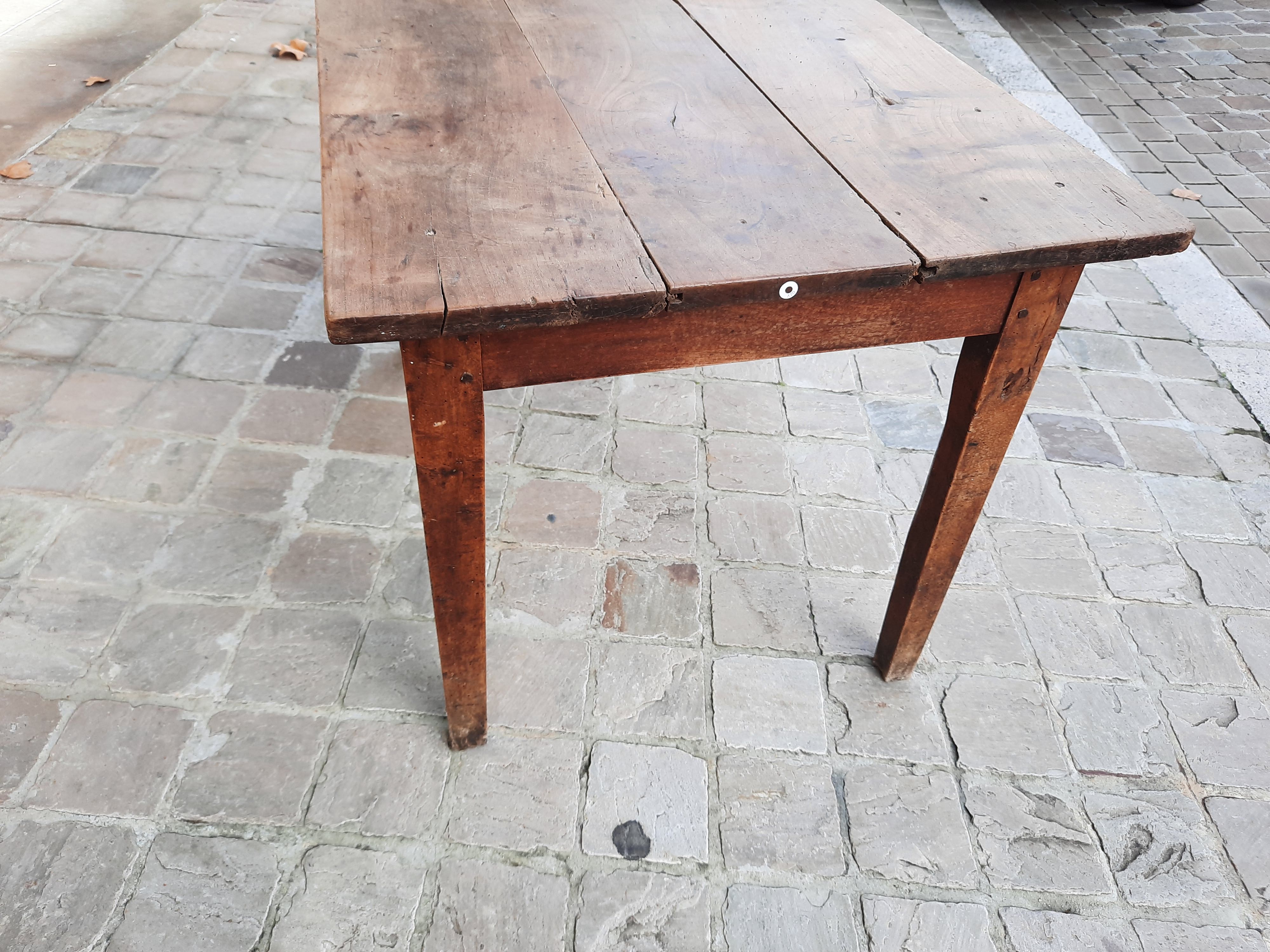 Vintage old farm table