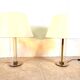 Pair of vintage large lucite table lamps, 1970s
