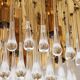 Big J.T. Kalmar Murano Raindrop hanging lamp, 1970 Austria.
