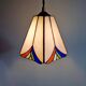 Stained glass pendant light, Tiffany style