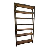 Bibliothèque en métal et bois