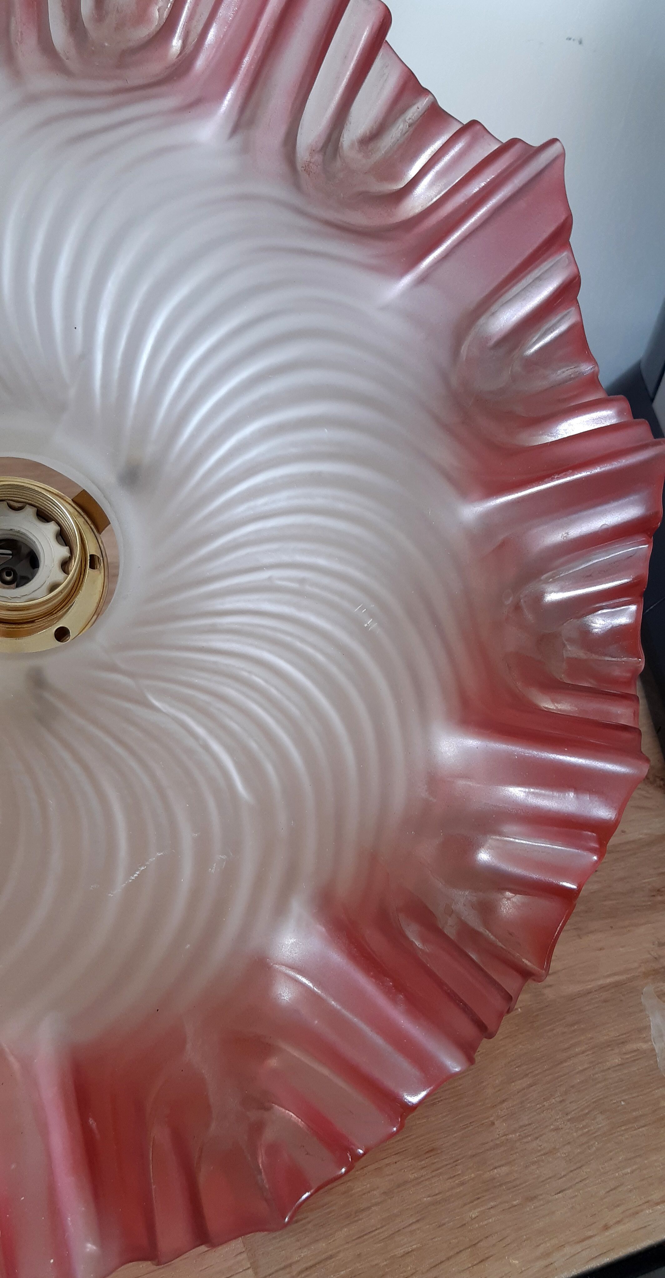 Pink vintage suspension