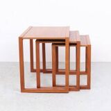 Danish design teak nesting tables, 1970s
