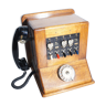 Wooden network telephone centre - vintage 1964