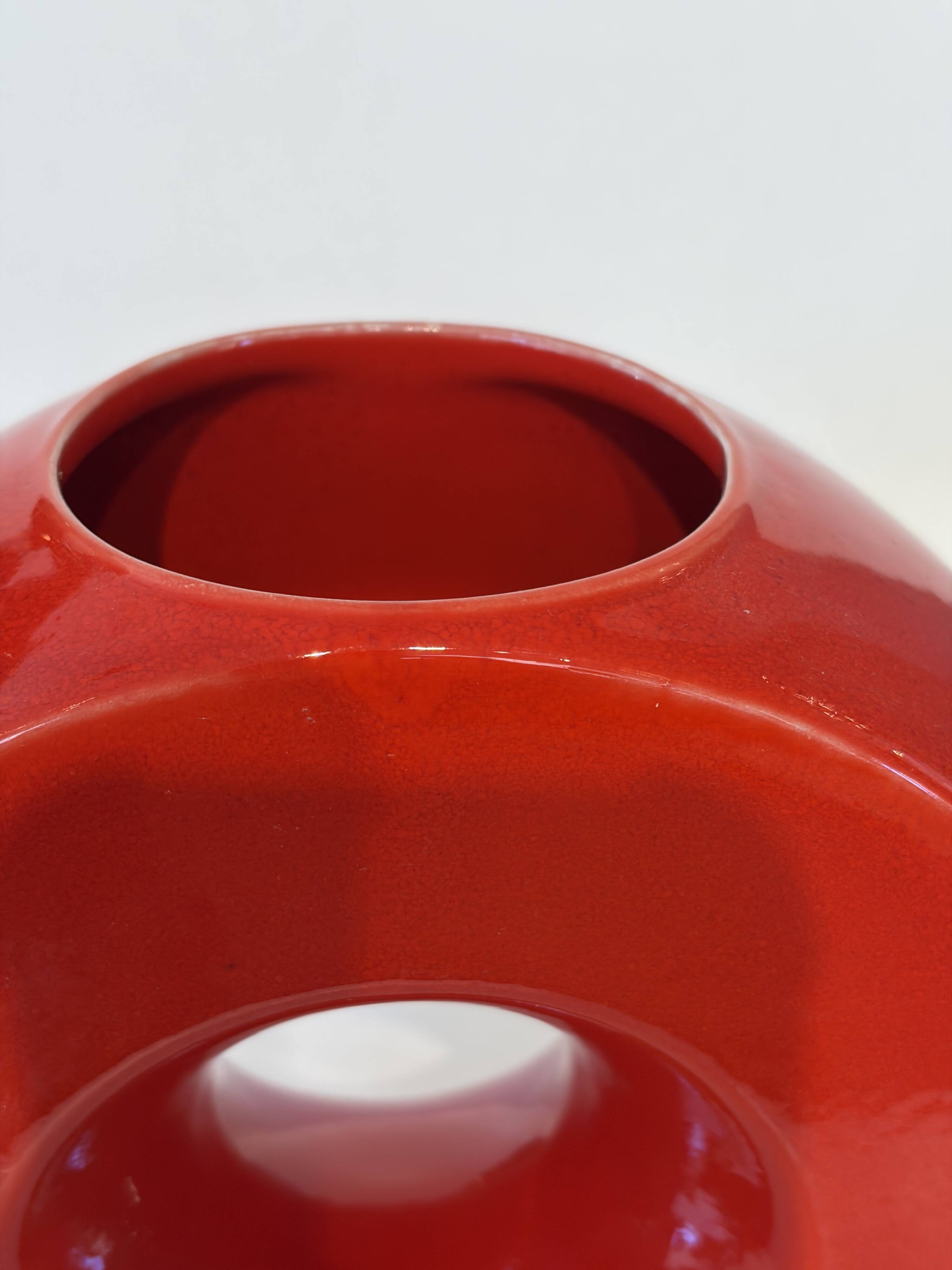 Italian geometric vase 1970