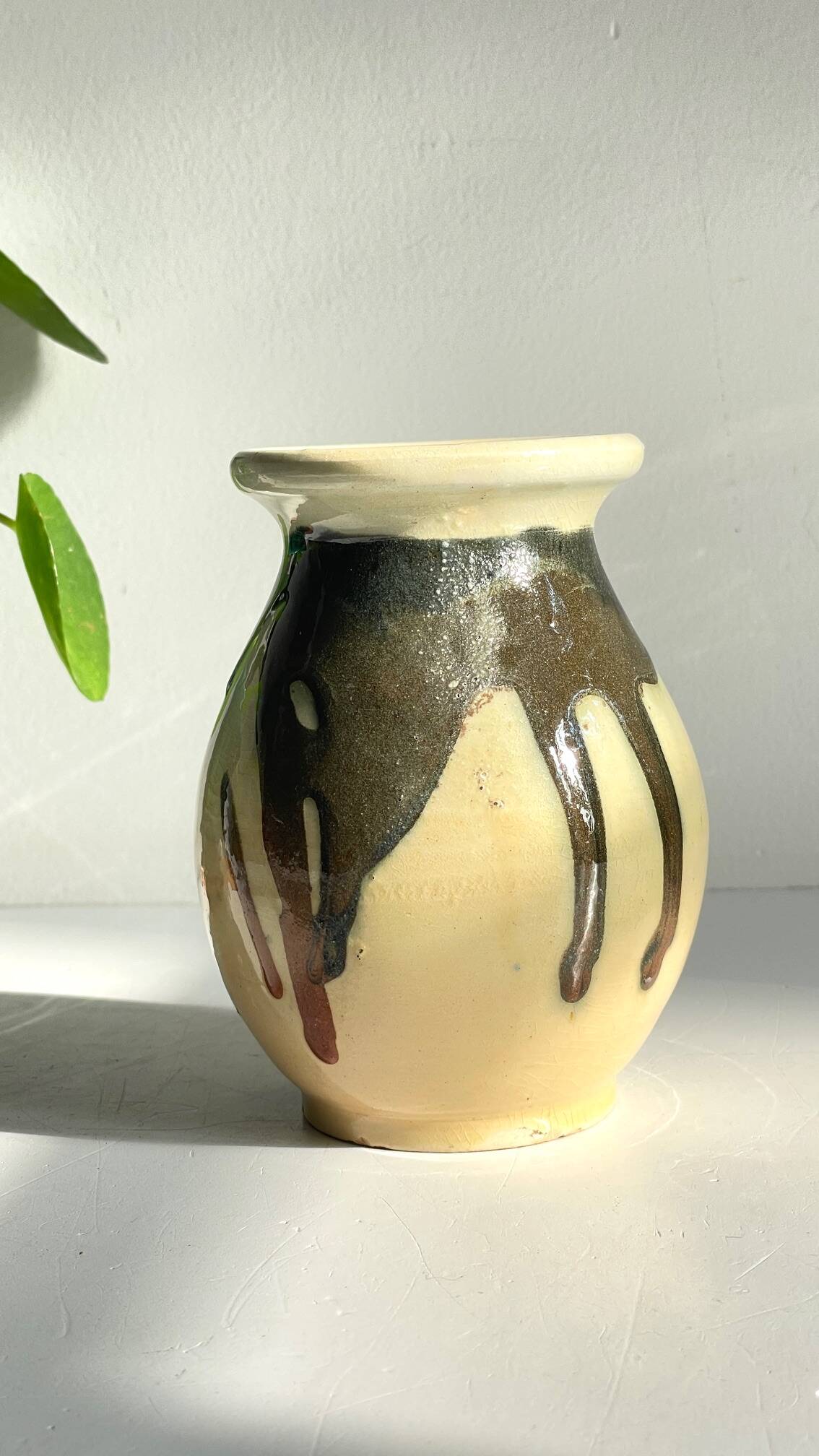 Vintage Ceramic Vase AEGITNA Vallauris FRANCE