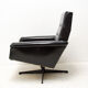 Pair of leather swivel armchairs from UP Zavody, 1970´s