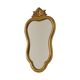 Miroir en bois de style baroque doré français classique 54 cm