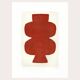 Abstract painting on paper - opra H401 - 30x40 - signed eawy