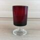 3 glasses suede bordeaux Luminarc