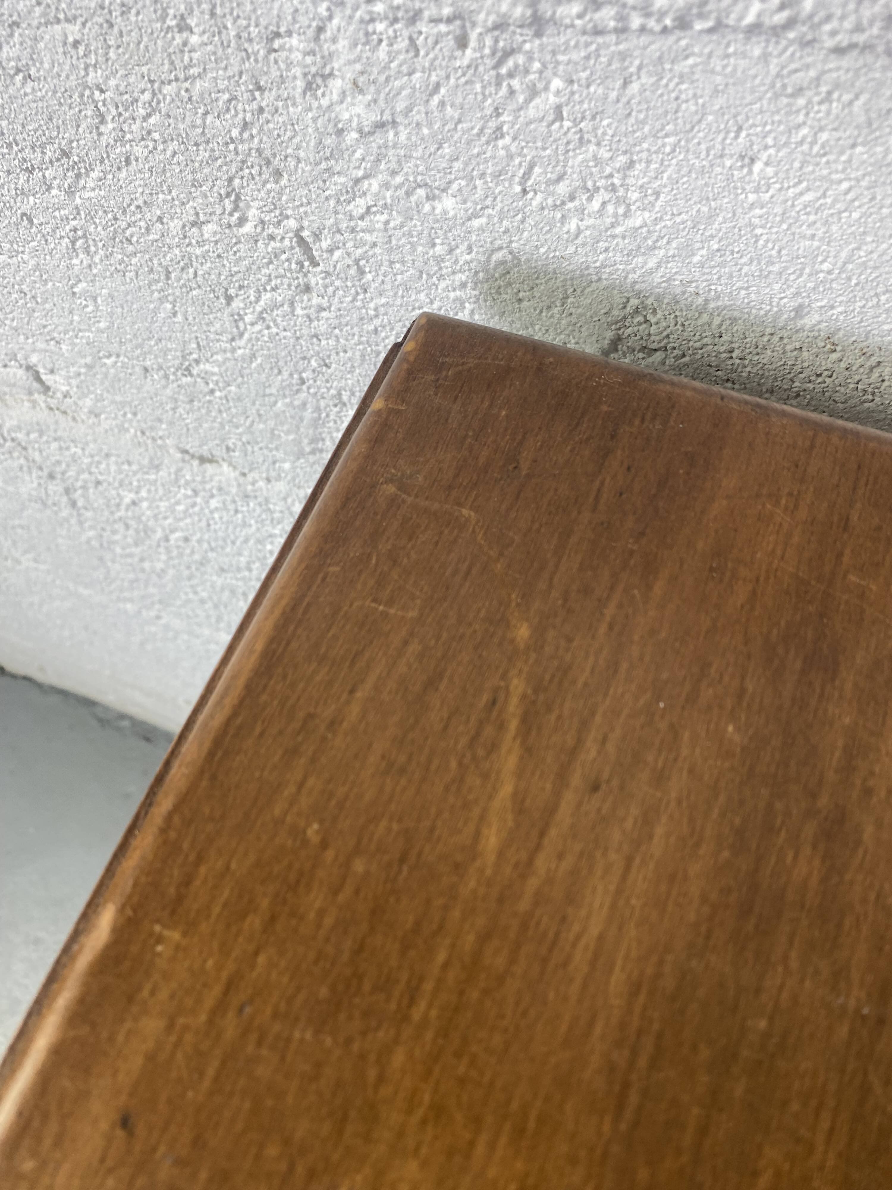 Mid-height wooden side table