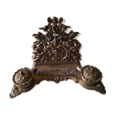 Double encrier porte plumes porte lettres style louis xv