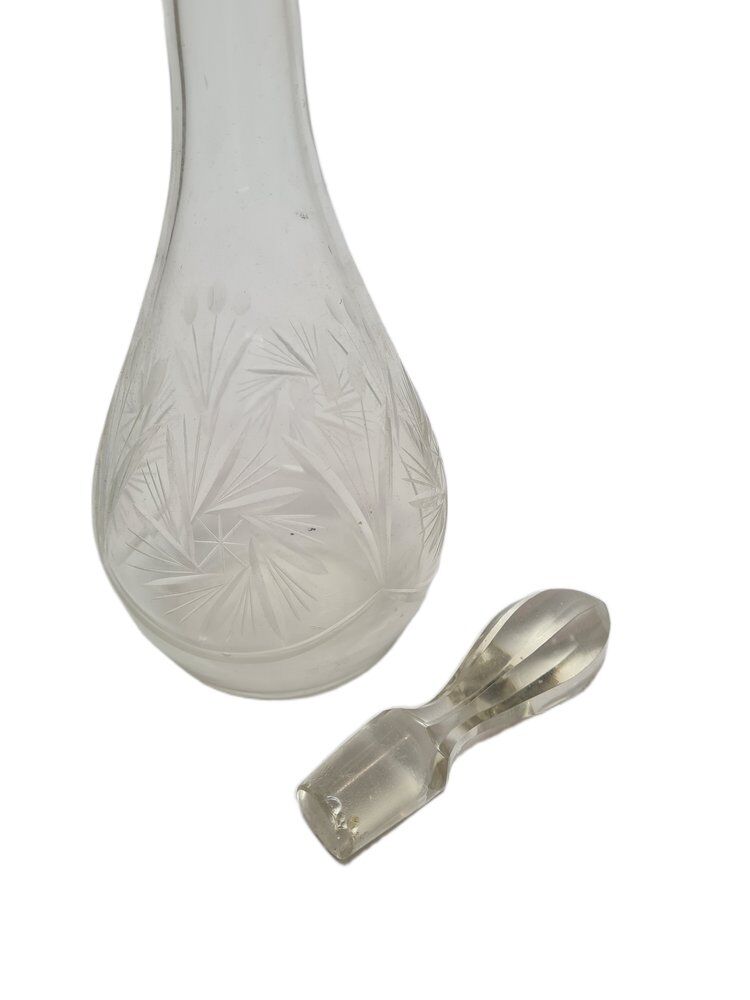 Art Deco crystal carafe, Germany, 1900s