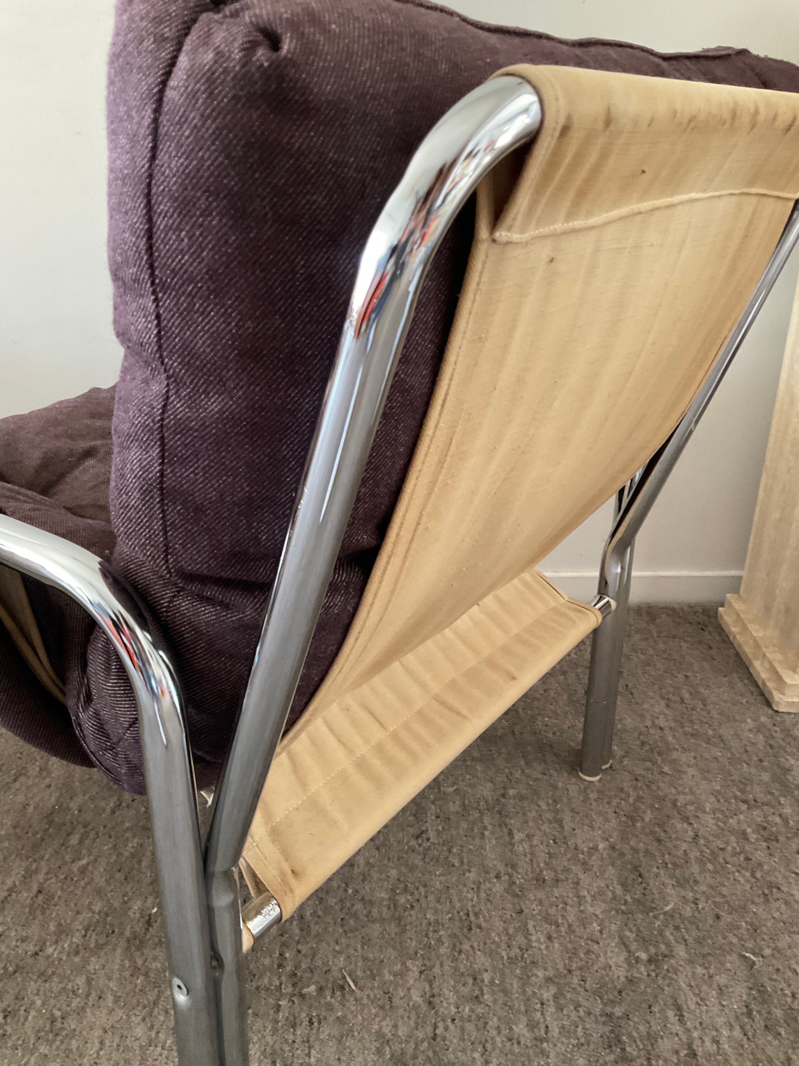 Vintage armchair Bauhaus style 70s