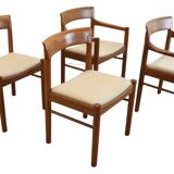 Set van 4 Bramin eetkamerstoelen 'Jersore'
