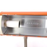 Swedish orange wall light Ateljé Lyktan Ahus, 70s