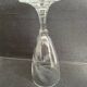 Champagne flutes in cut crystal