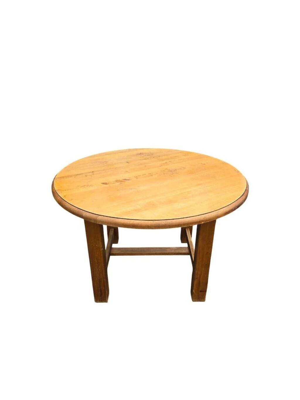 Table ronde chêne massif