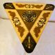 Side table in precious wood marquetry Italy 1950