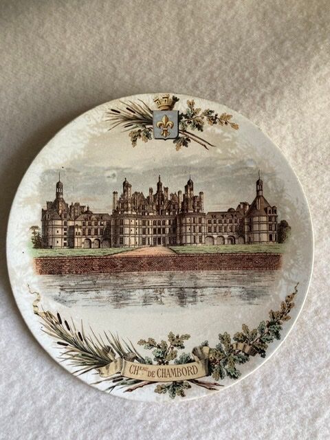 19th century Château de Chambord Plate.
