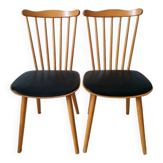 Pair of Baumann chairs "Sonata n°842" 1960