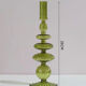 Decorative glass candle holder